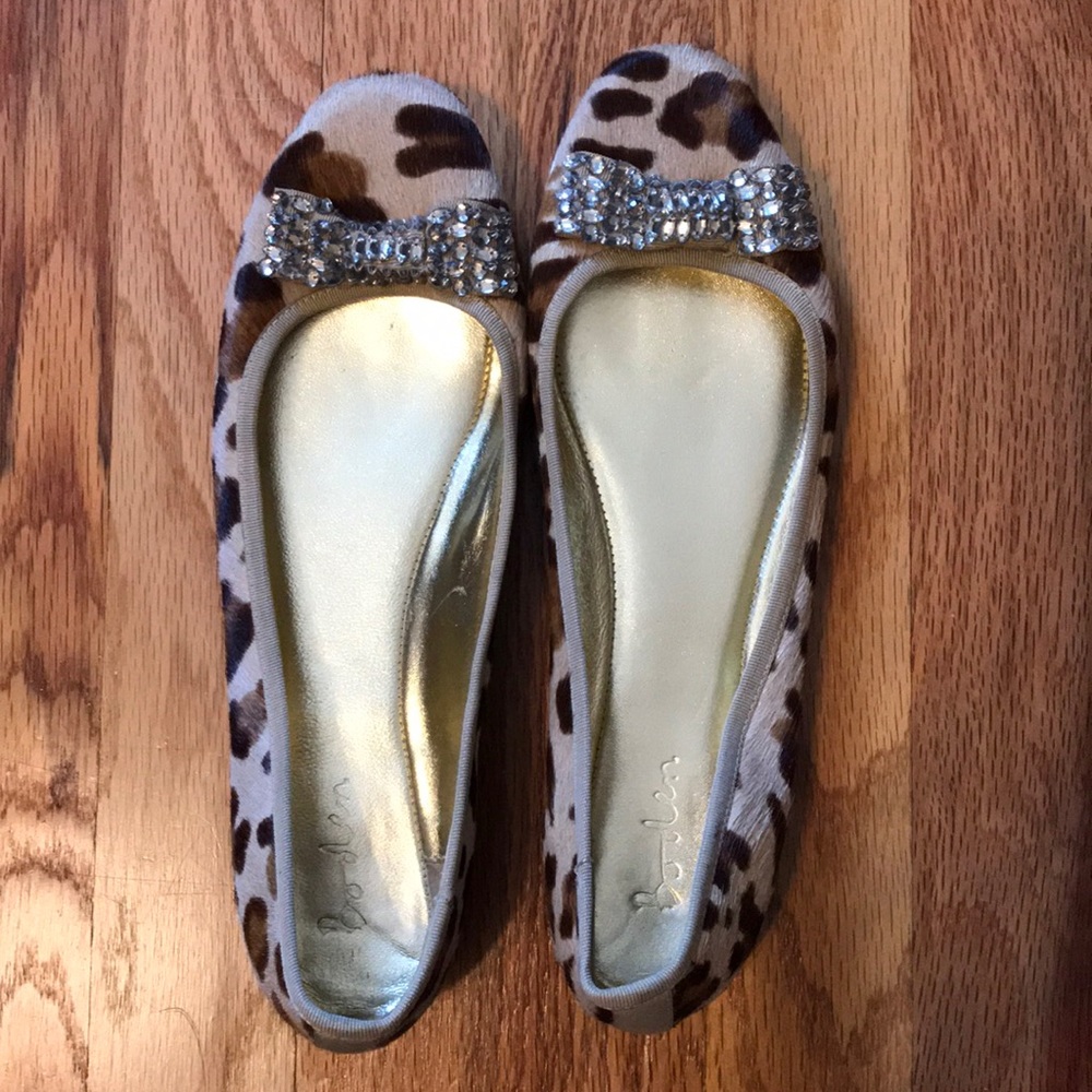 BODEN Leopard Print Ballet Flats